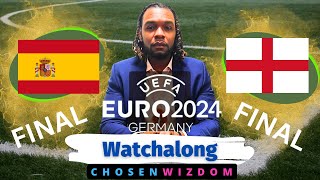 Spain vs England Watchalong Euros 2024 Final  IS IT COMING HOME [upl. by Krell]