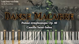 LateIntermediate Danse Macabre  Camille Saint Saëns  Piano Arrangement [upl. by Jea642]