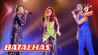 The Frans and Phil Zaq sing quotAmarelo Azul e Brancoquot in the battles  The Voice Brazil  12ª season [upl. by Nnayllehs]