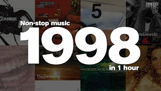 1998 in 1 Hour Revisited Nonstop music with some of the top hits of the year [upl. by Erna129]