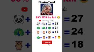 Brain Test  Coding maths reasoning shorttricks viral trending shorts [upl. by Anirbac]