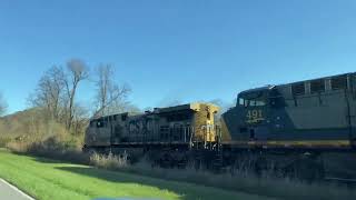 CSX 461 Auto Rack Train [upl. by Efal]