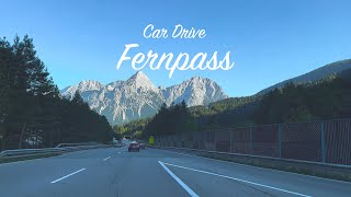 Car Drive 4K  Fernpass in Tyrol [upl. by Sivle671]