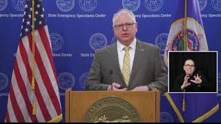 Gov Walz Claims his School Reopening Plan is a quotGiftquot [upl. by Lledyl]