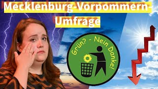 Umfrage MecklenburgVorpommern ENTSORGT die Grünen [upl. by Nagiem]