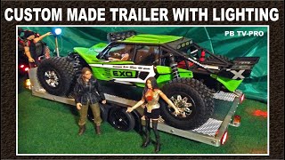 RC Trailer with Lighting  How to build a trailer [upl. by Marguerie]