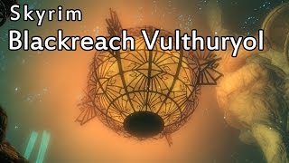 Skyrim  Blackreach Dragon Vulthuryol Spoiler Alert [upl. by Aihseket520]