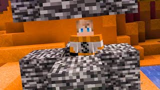 OHNE ITEMS in BEDROCK GEFÄNGNIS eingesperrt in Minecraft Hardcore [upl. by Vallery875]