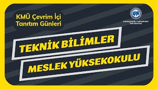 KMÜ Teknik Bilimler Meslek Yüksek Okulu Tanıtım Yayını [upl. by Maisie368]