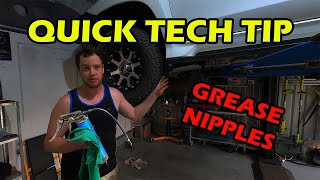 TAG  Tech Tip  How To correctly use grease nipples [upl. by Leisha17]