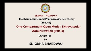 Biopharmaceutics and Pharmacokinetics  AKTU Digital Education [upl. by Rex]