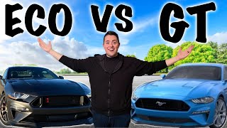 E30 Tuned Ecoboost Mustang vs 2022 GT How Do they Compare [upl. by Maddeu917]