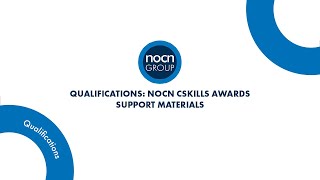 Qualifications  NOCN Cskills Awards Support Materials [upl. by Hankins623]