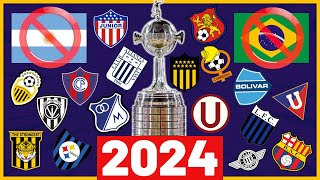 🚫 🇦🇷 🇧🇷 5 CANDIDATOS A GANAR LA LIBERTADORES 2024 sin argentinos ni brasileños [upl. by Asirap]