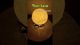 Making a Moon Lamp moonlamp 3dlamp moonlight lamp papiermache shortstutorial diy art craft [upl. by Sydalg820]