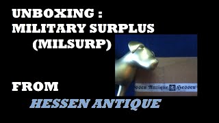 UNBOXING 28 Hessen Antique Camo Caps and Hats and Pants Harness Sets Canteens [upl. by Nosirrag]