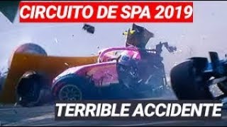 F2 Belgium Crash Accident Analysis and AnimationAnthoine Hubert [upl. by Inan]