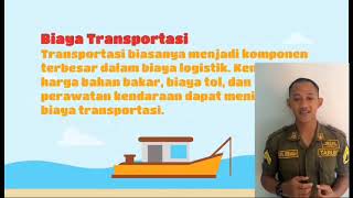 presentasi tentang masalah di biaya logistik tugas uts program study freight forwarding [upl. by Hayott671]