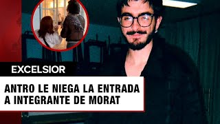 Antro de CDMX le niega la entrada a integrante de Morat no cumplía con el perfil [upl. by Concha946]