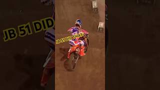 JUSTIN BARCIA BURNS RUBBER ON CHASE SEXTONS RIGHT SHOULDER SUNTAN SHOULDERS ON FIRE supercross [upl. by Nosneb]