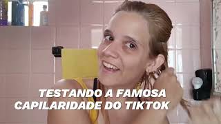 Testando a famosa capilaridade do Tiktok [upl. by Frederigo332]