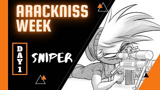 Arackniss Week  Day 1  SNIPER  Hazbin Hotel Audio Comic Dub [upl. by Crawley546]