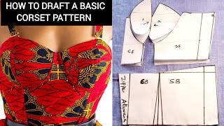 How to Draft a Basic Corset Pattern BeginnerFriendly Tutorial [upl. by Nnaul]