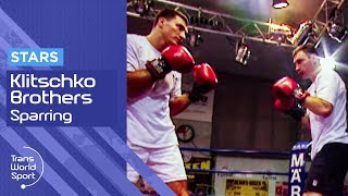 Klitschko Brothers Sparring  2000 Footage  Trans World Sport [upl. by Griselda]