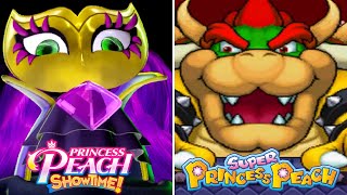 Princess Peach Showtime vs Super Princess Peach  Final Boss Comparison [upl. by Hemingway117]