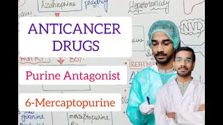 ANTICANCER DRUGS Purine Antagonist pharmacology anticancerdrugs purineantagonist [upl. by Arvy]