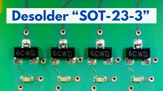 SMD Desoldering Tutorial in Hindi Part  9 of 10 025 india [upl. by Halima]