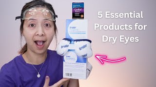 5 Essential Products For Dry Eyes  Dry Eyes Care Routine [upl. by Rice]