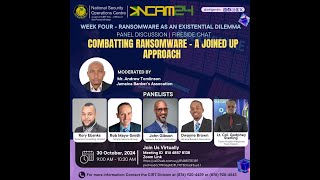 NCAM24 Week Four  Panel Discussion Combatting Ransomware  A Joined Up Approach [upl. by Binetta]