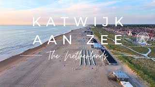 Captivating Aerial View of Katwijk aan Zee The Netherlands in 4K [upl. by Leonie299]