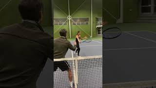 volley back hand tennistennis [upl. by Emlin]