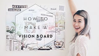 How to Make a Vision Board  Current Me vs Future Me [upl. by Einafit649]