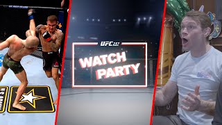 Fighters React to Poirier vs McGregor 2 at UFC 257  UFC Watch Party [upl. by Tamsky]