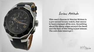 Look at this pre owned Baume amp Mercier 8797 Riviera Stainless Steel Automatic Watch [upl. by Nnahgaem]