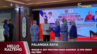 WAGUB H EDY PRATOWO BUKA RAKERDA II DPD IWAPI KALTENG [upl. by Handal436]