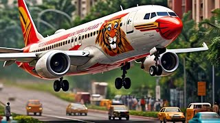 5 biggest aeroplane Landing  Traveling by aeroplane  Aeroplane sound for sleep [upl. by Anisah]