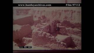 Archaeological site on Failaka Island in Kuwait Archive film 97112 [upl. by Zedecrem]