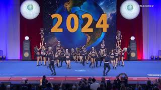 Prodigy All Stars Midnight  Finals The Cheerleading Worlds 2024 WITH SOUND [upl. by Nevek]