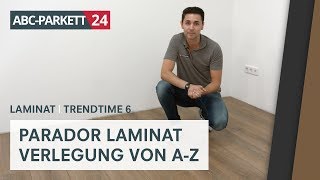 PARADOR Laminat Trendtime 6 richtig verlegen [upl. by Dynah876]