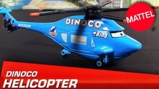 2013 Cars The Dinoco Helicopter Deluxe Mattel DieCast Disney Pixar Cars 2 [upl. by Dean]