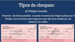 Tipos de cheques [upl. by Mutat]