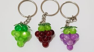 How to make Grape keyrings 🍇🍇🍇 [upl. by Aruat]