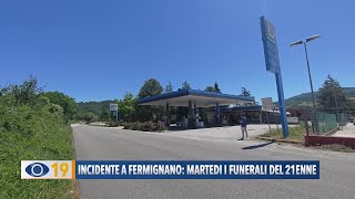 Incidente a Fermignano martedì i funerali del 21enne [upl. by Dracir]