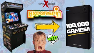 KINHANK HYPERSPIN HDD COMPLETE GAME SYSTEMS LIST 😲 [upl. by Ehling]