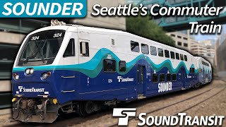 Sounder Seattles Efficient Commuter Rail Line [upl. by Sulakcin570]