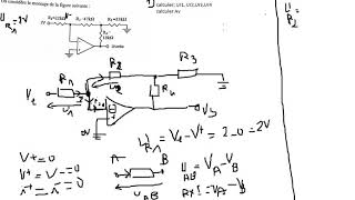 amplificateur opérationnel  exercice 2 [upl. by Ahsilak]